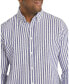 Men's Holiday Stripe Linen Shirt