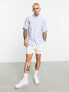 Fred Perry short sleeve oxford shirt in light blue