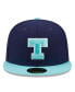 Men's Navy, Light Blue Texas Longhorns 59FIFTY Fitted Hat