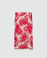 Women's Slit Detail Printed Skirt