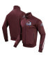 Men's Burgundy Colorado Avalanche Classic Chenille Full-Zip Track Jacket