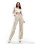 Juicy Couture diamante velour cargo trousers in brazilian sand