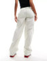 Calvin Klein Jeans cargo trouser in white