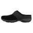 Easy Spirit Edline Slip On Mules Womens Black Flats Casual E-EDLINE-001