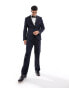 ASOS DESIGN slim tuxedo suit jacket in navy