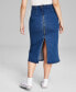 Юбка And Now This High-Waist Denim Midi