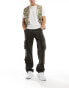 Alpha Jet cargo trousers in grey/black