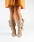 Women's Hartly Wide Calf Western Fringe Boots