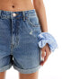 New Look denim boyfriend short