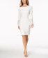 Petite Chiffon Bell-Sleeve Sheath Dress