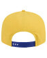 Men's White/Royal Golden State Warriors Throwback Gradient Tech Font 9FIFTY Snapback Hat