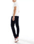 DTT slim fit cord trousers in dark navy