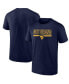 Men's Navy West Virginia Mountaineers Big and Tall Team T-shirt