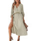 Women's Breezy Bohemian Maxi Beach Dress