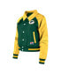 Women's Green Green Bay Packers Coaches Raglan Full-Snap Jacket