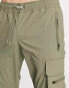 ADPT technical cargo trouser in khaki