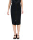 Women's Ponte Zip-Front Pencil Skirt, Created for Macy's