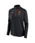 Women's Black San Francisco Giants Pacer Quarter-Zip Top