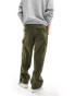 ONLY & SONS loose fit utility cargo with cuff in khaki