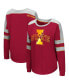 Women's Crimson Iowa State Cyclones Trey Dolman Long Sleeve T-shirt