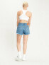 Levi's 501® original mid short raw hem in mid wash