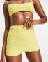 Rhythm Bengal rib surf short in yellow