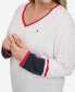 Plus Size Ivy Cotton Long-Sleeve Sweater