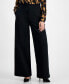 INC Petite High-Rise Wide-Leg Ponte Pants, Created for Macy's