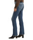 Women's Suki Mid Rise Curvy Fit Slim Bootcut Jeans