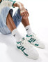 adidas Originals Rivalry low trainers in white and green