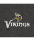 Men's Heather Black Minnesota Vikings Freestyle Coated Tech Fleece Full-Zip Jacket