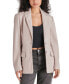 Women's Aria Faux-Leather Blazer