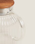 Borosilicate glass jug with filter