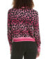 Autumn Cashmere Leopard Turtleneck Wool & Cashmere-Blend Sweater Women's