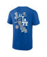 Men's Royal Los Angeles Dodgers Split Zone T-Shirt