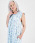 Women's Cotton Smocked-Neck Nightgown, Created for Macy's