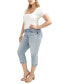 Plus Size Britt High-Rise Curvy-Fit Capri Jeans