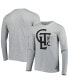 Men's Heathered Gray Charlotte FC Logo Long Sleeve T-shirt