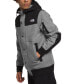 Men's Highrail Zip-and-Snap Front Fleece Hooded Jacket