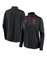 Women's Black San Francisco Giants Pacer Quarter-Zip Top