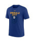 Men's Royal Seattle Mariners Rewind Retro Tri-Blend T-shirt