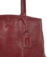 Women's Genuine Leather Dancing Bamboo Tote Bag