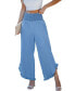 Women's Straight Leg Ruffle Cuff Pants