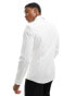 ASOS DESIGN formal easy iron slim fit poplin shirt in white