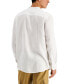 Men's 100% Linen Shirt, Created for Macy's