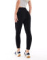 DTT Petite Ellie high waisted skinny jeans in black