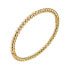 Solid ball bracelet made of gold-plated steel