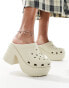 Crocs Unisex Siren clogs in bone