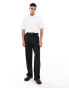 ASOS DESIGN oversized boxy polo with wide rib in white