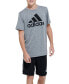 Big Boys Short Sleeve Aeroready Melange Performance T-shirt